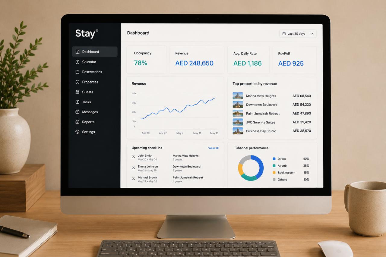 Stay® owner dashboard